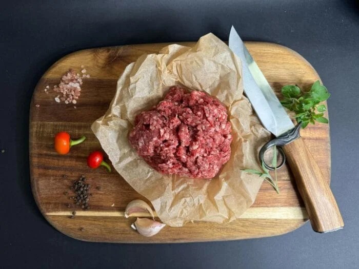 Fresh minced beef