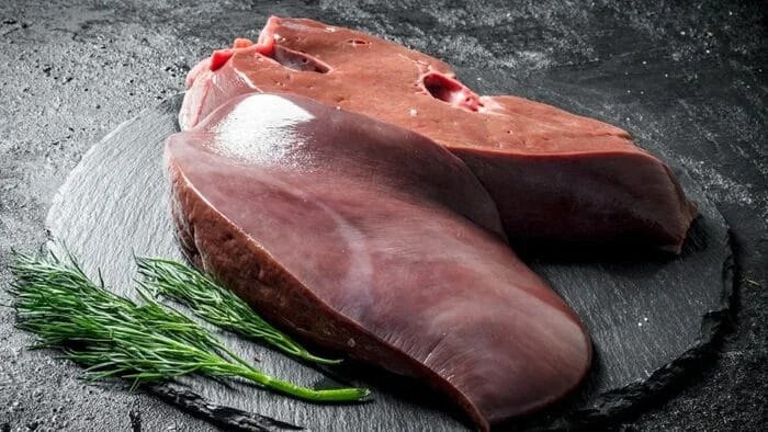 Fresh beef liver