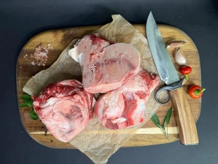 Beef bones for stock